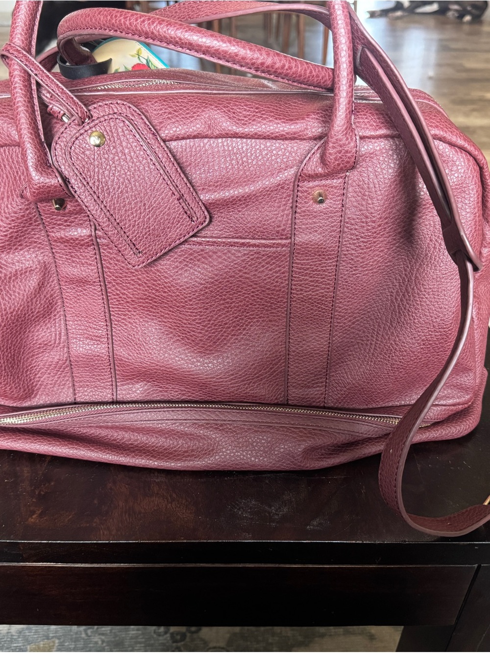 Sole Society Weekender Bag in Dusty Rose